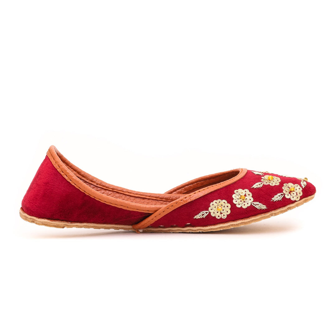 Maroon Fancy Khusa EC8296