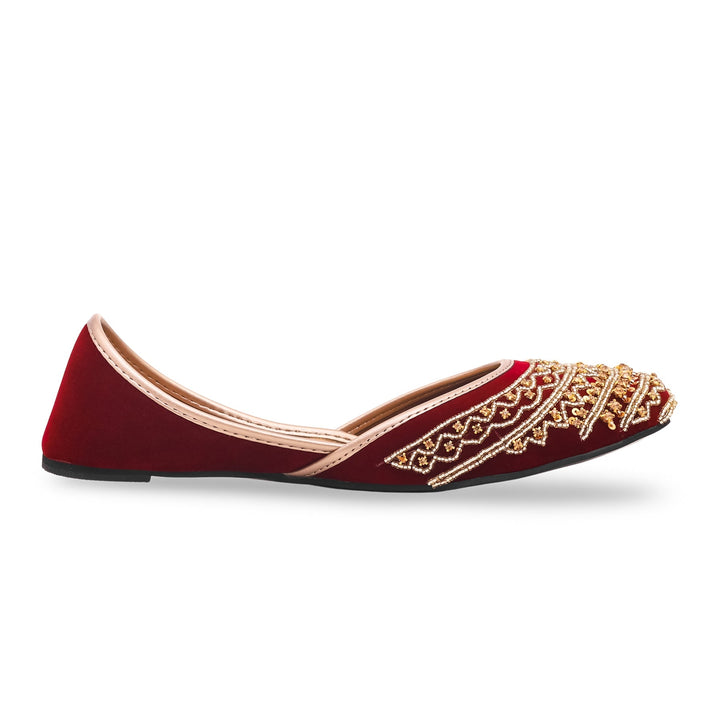 Maroon Fancy Khusa EC8337