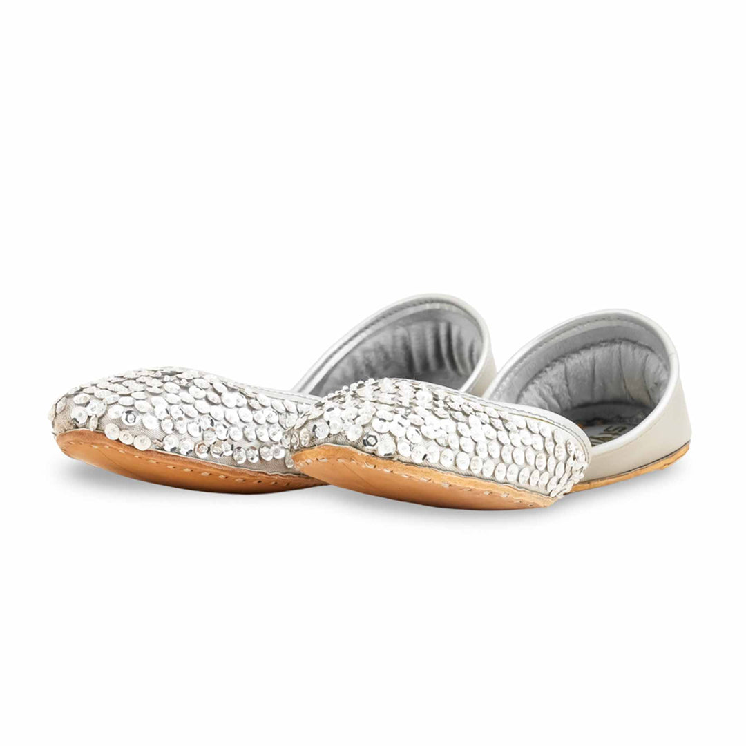 Silver Fancy Khusa For Women Ec8528