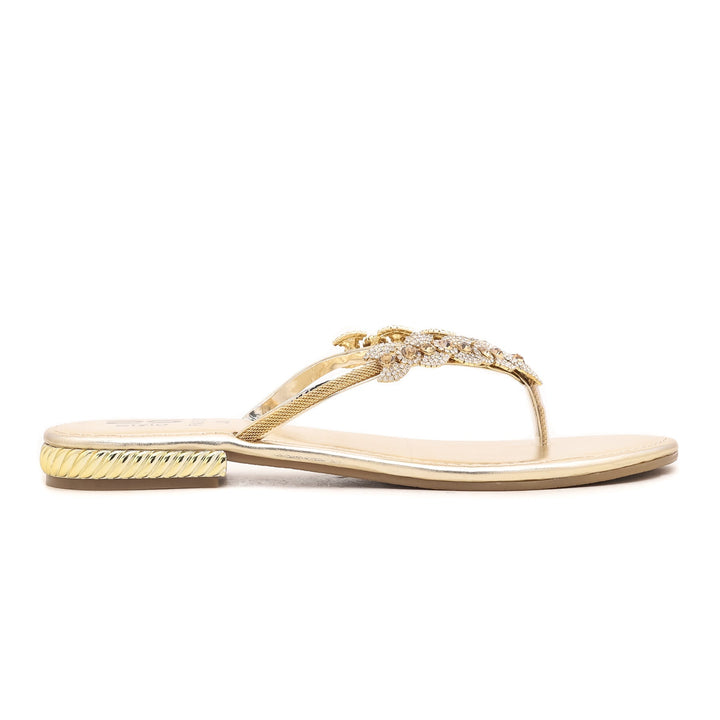 Golden Fancy Chappal FN0627