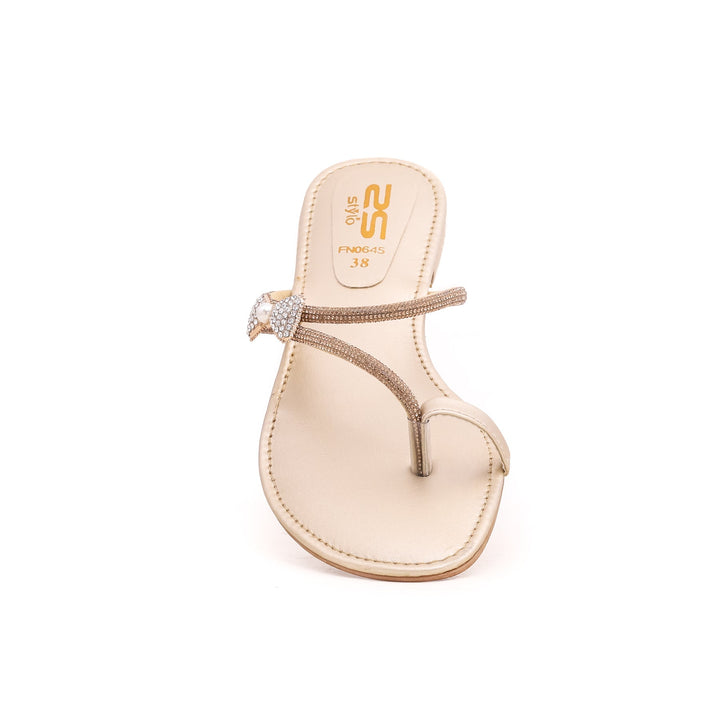 Golden Fancy Chappal FN0645