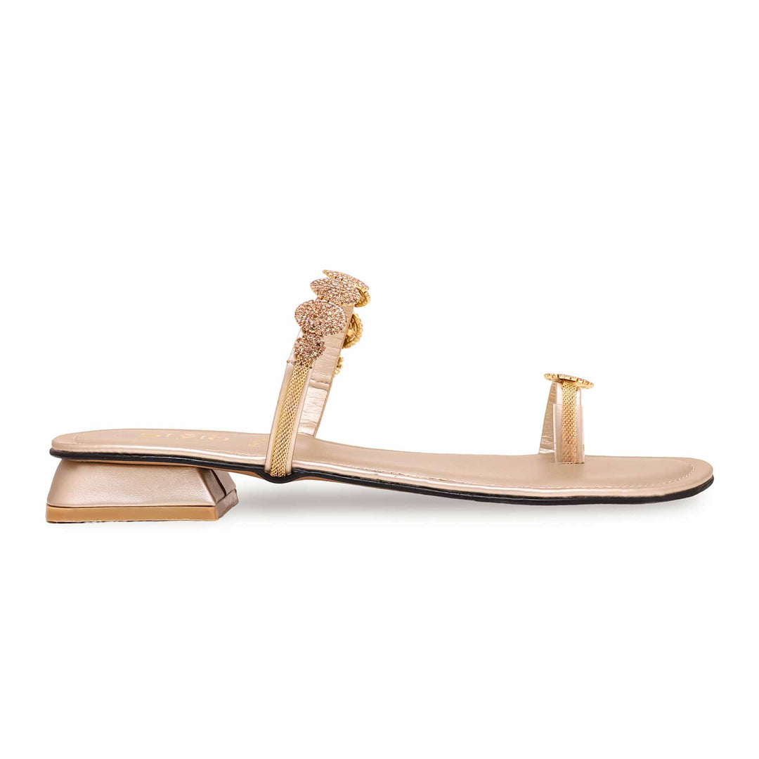 Golden Fancy Chappal FN0728