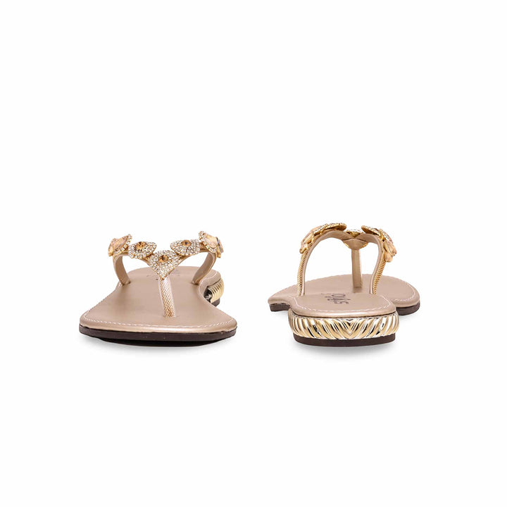 Golden Fancy Sandal FN5963