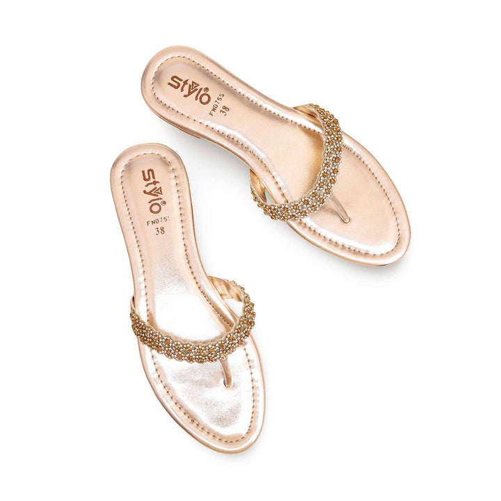 Golden Fancy Chappal FN0755