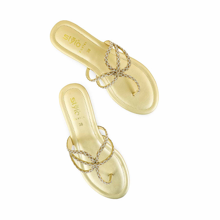 Golden Fancy Chappal FN0761