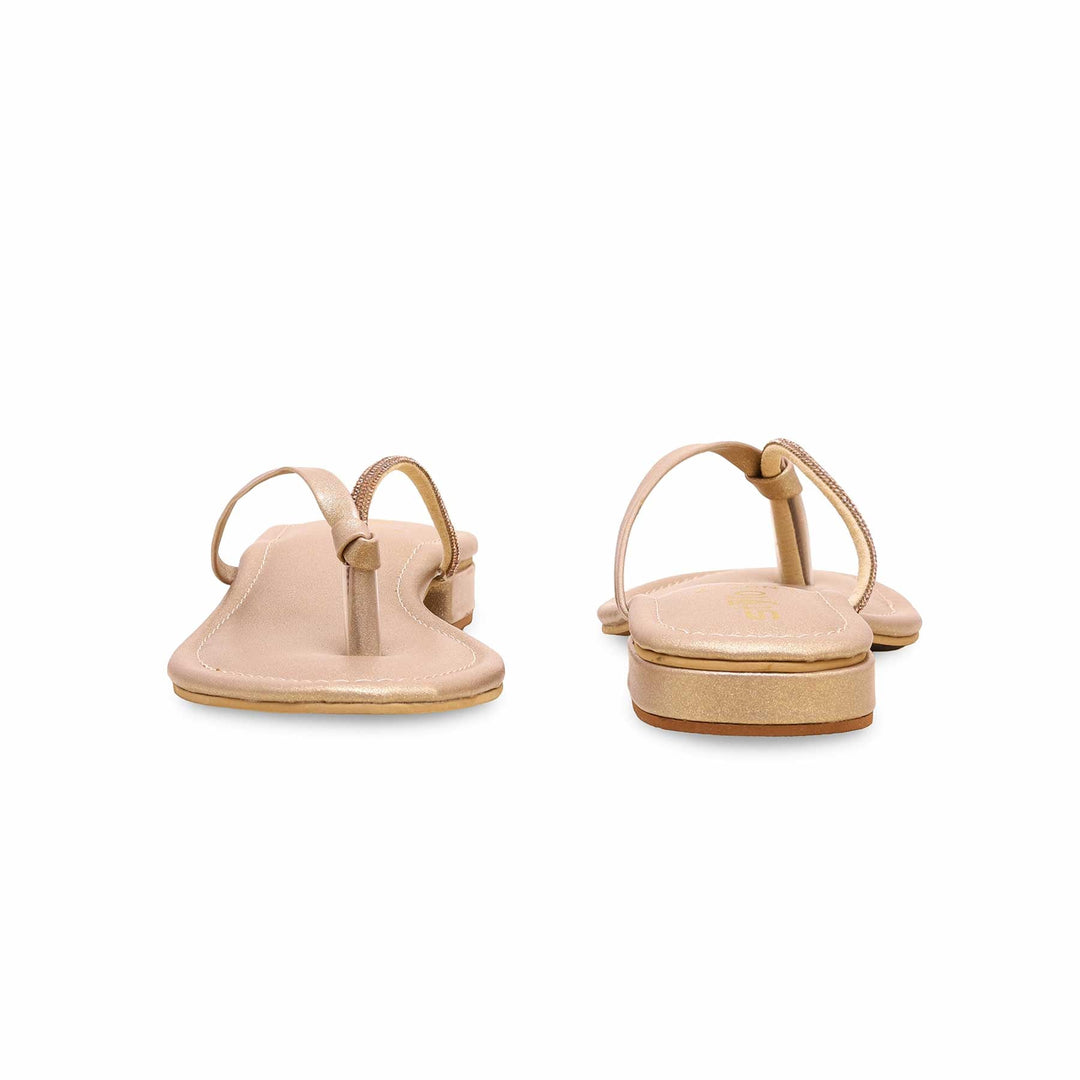 Golden Fancy Chappal FN0767