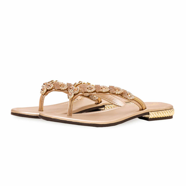 Golden Fancy Chappal FN0772