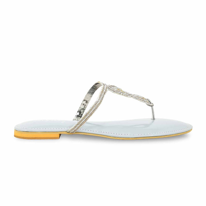 Grey Fancy Chappal FN0789