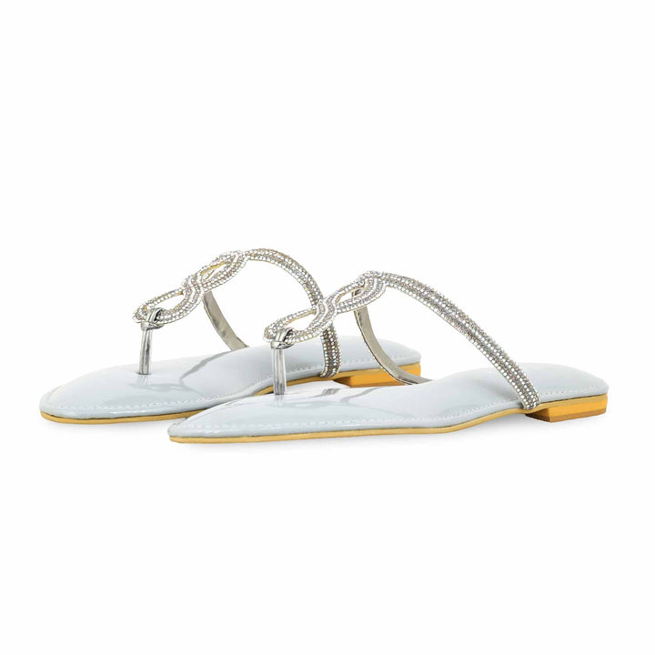 Grey Fancy Chappal FN0789