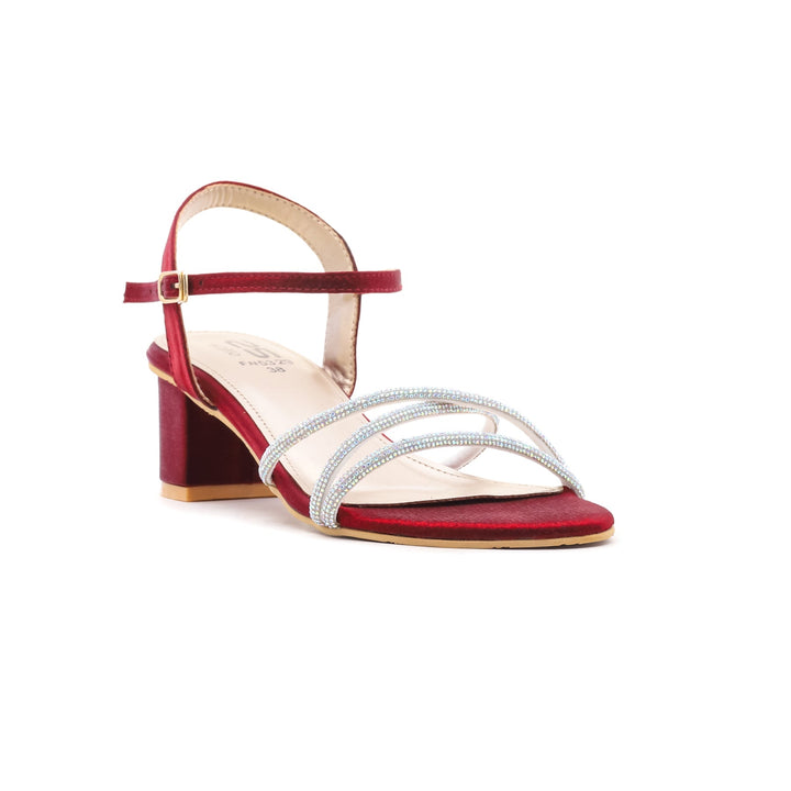 Maroon Fancy Sandal FN5329