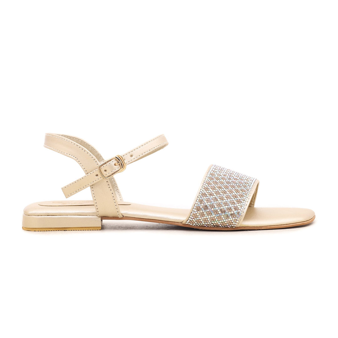 Golden Fancy Sandal FN5436