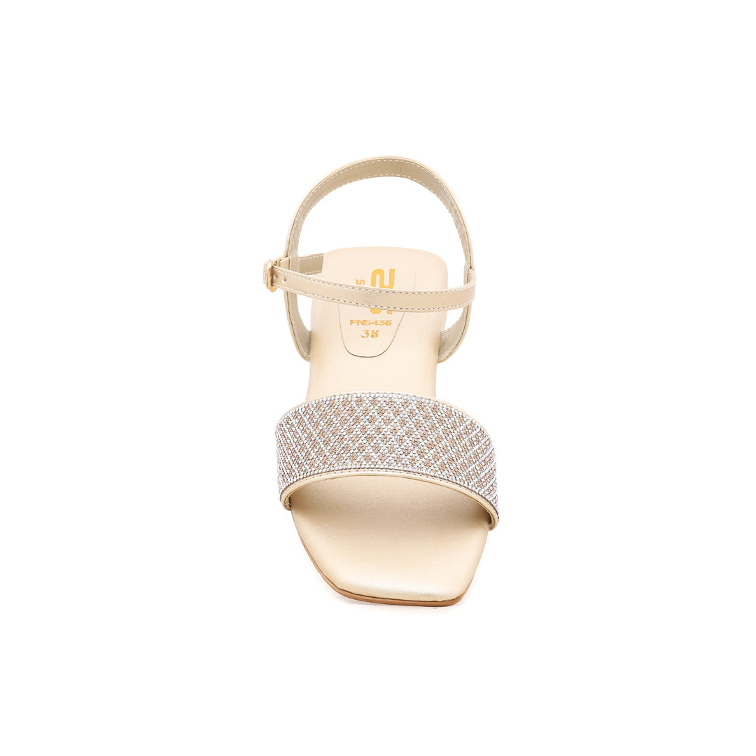 Golden Fancy Sandal FN5436