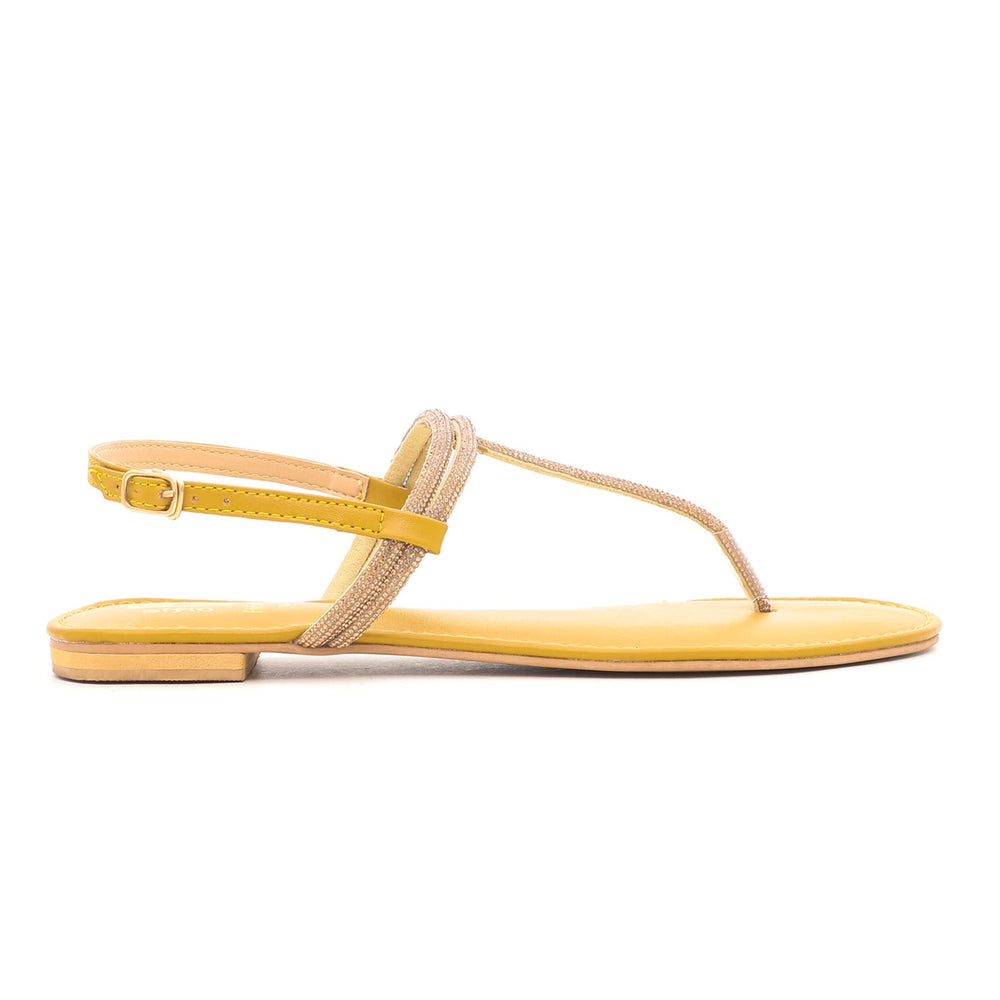 Mustard Fancy Sandal FN5451