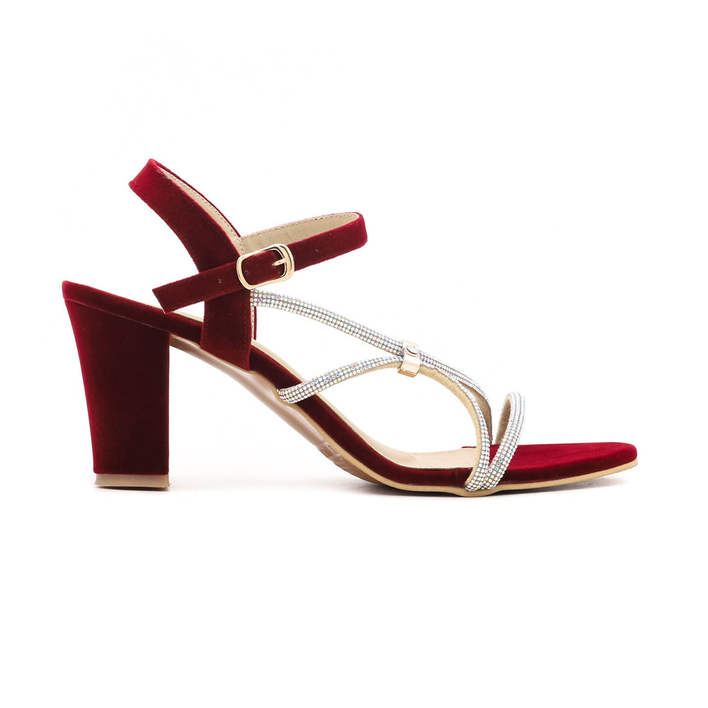 Maroon Fancy Sandal FN5469