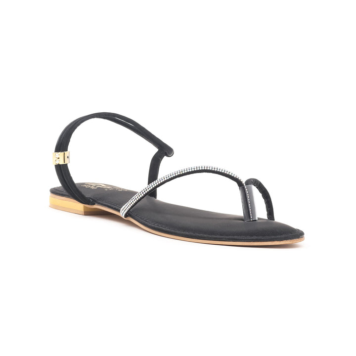 Black Fancy Sandal FN5475