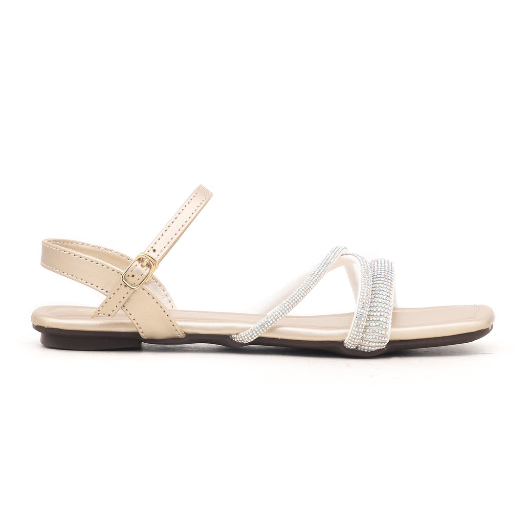 Golden Fancy Sandal FN5480