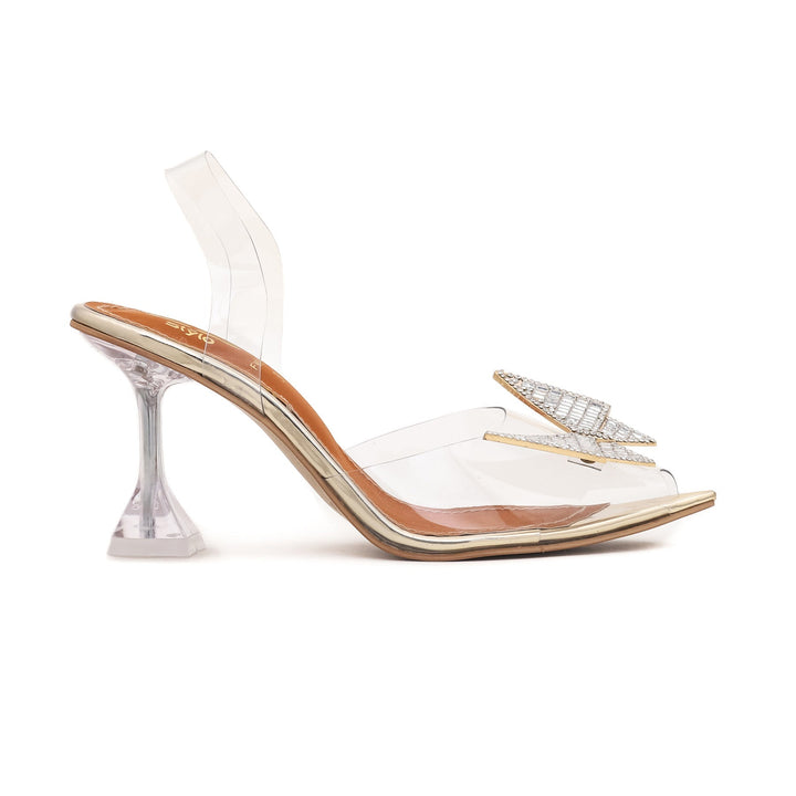 Golden Fancy Bridal Sandal FN5505