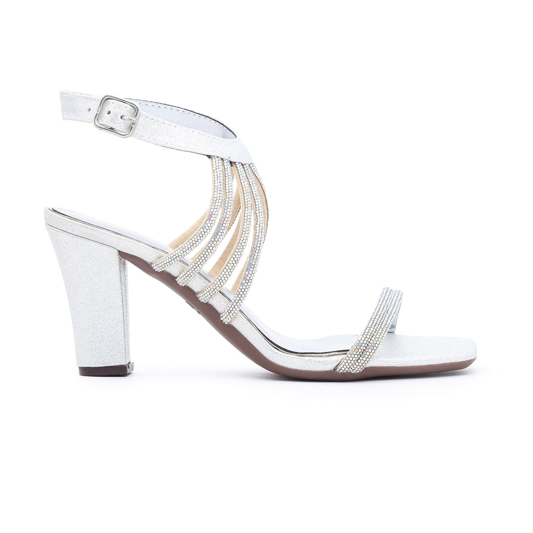 Silver Fancy Sandal FN5552