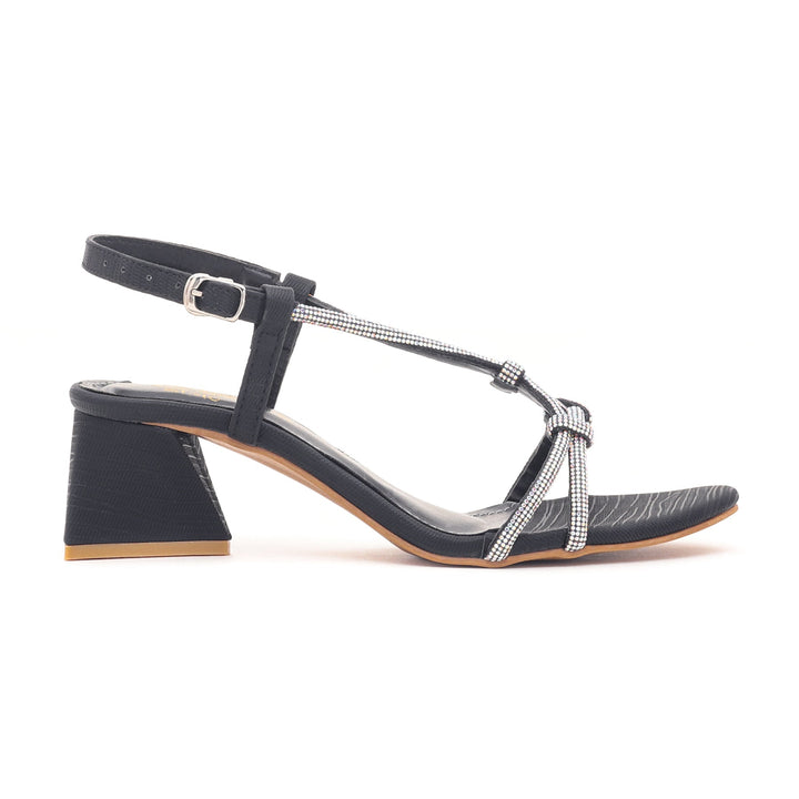 Black Fancy Sandal FN5568