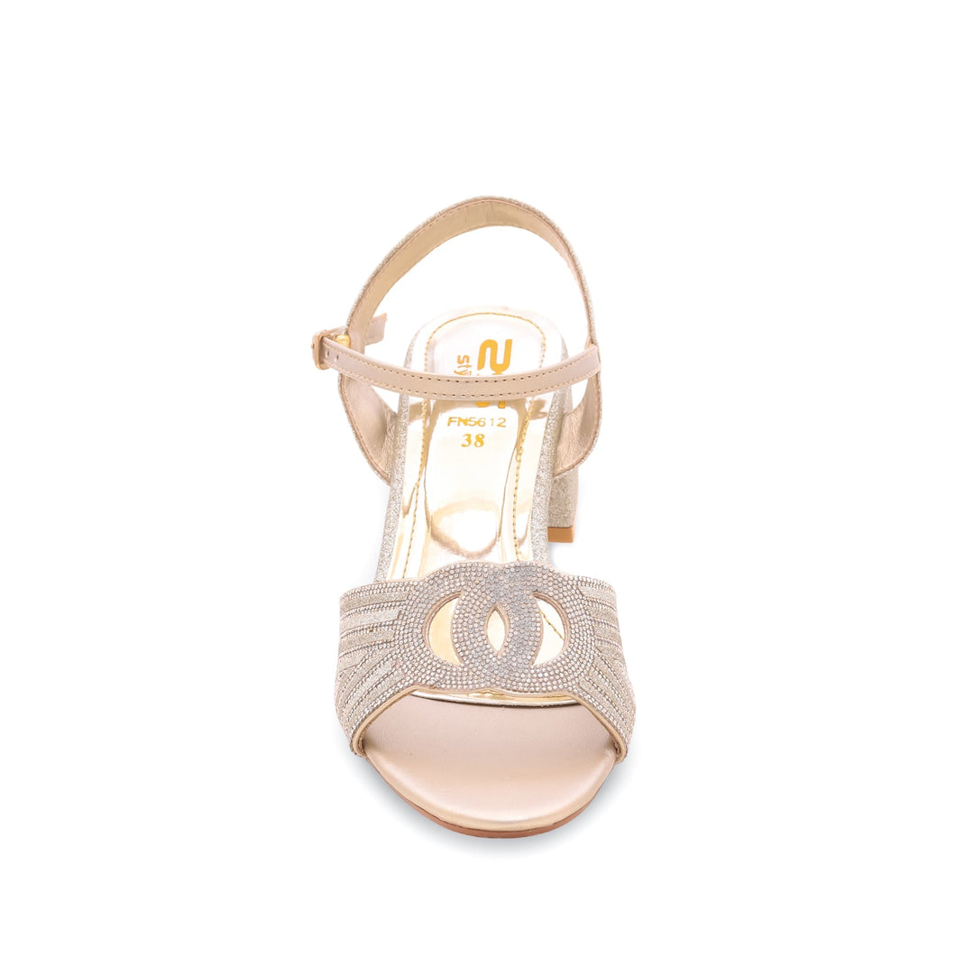 Golden Fancy Sandal FN5612