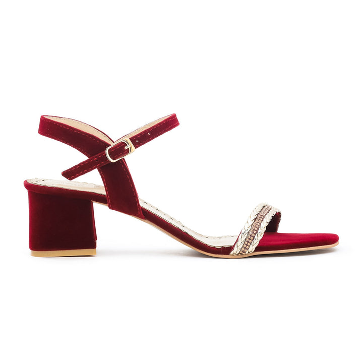 Maroon Fancy Sandal FN5617