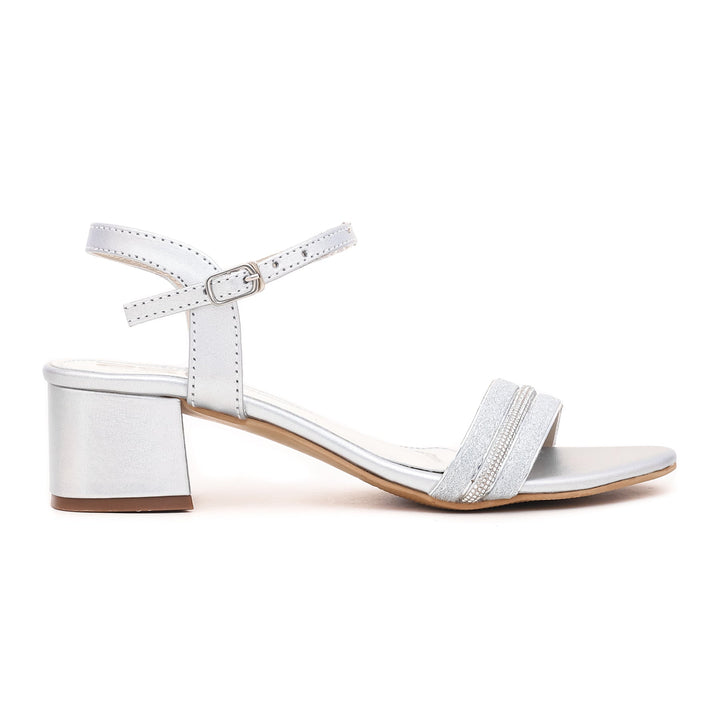 Silver Fancy Sandal FN5618