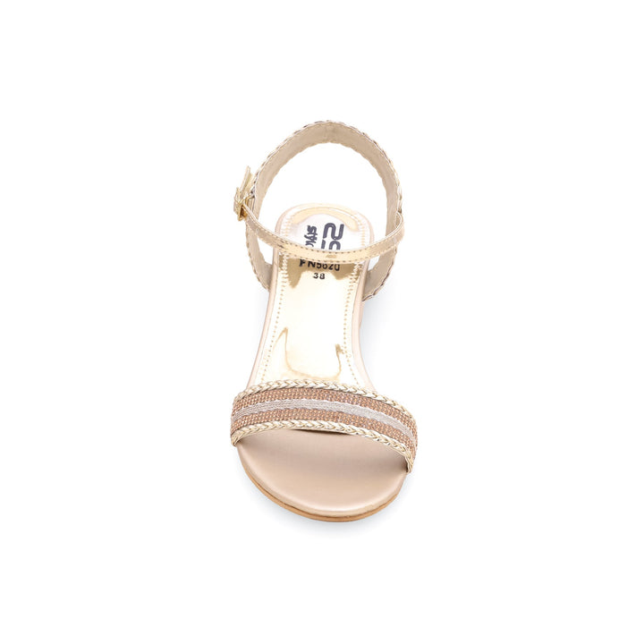 Golden Fancy Sandal FN5620