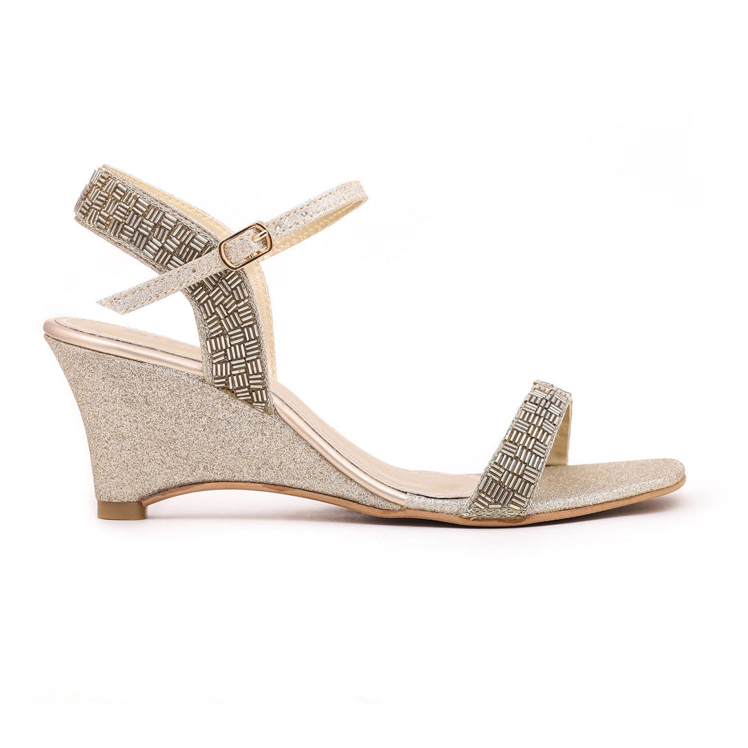 Golden Fancy Sandal FN5648