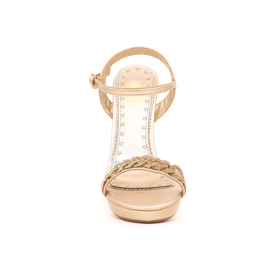 Golden Fancy Bridal Sandal FN5699