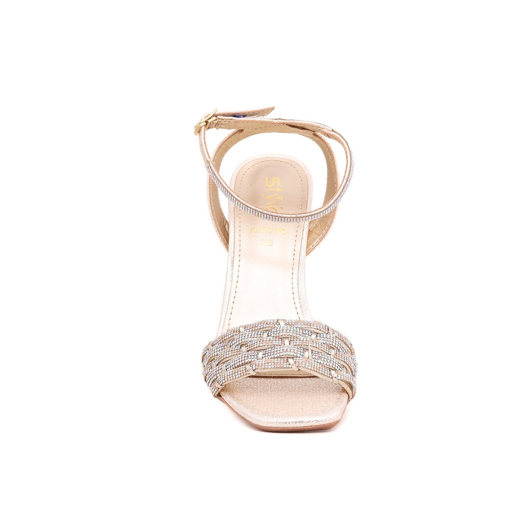 Golden Fancy Bridal Sandal FN5700