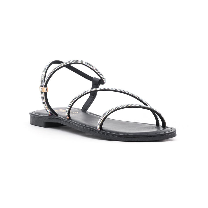 Black Fancy Sandal FN5710