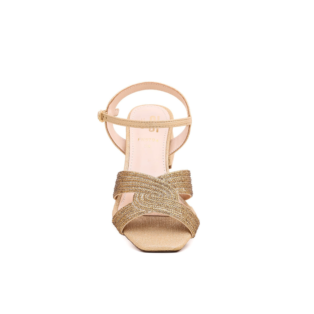 Golden Fancy Sandal FN5794