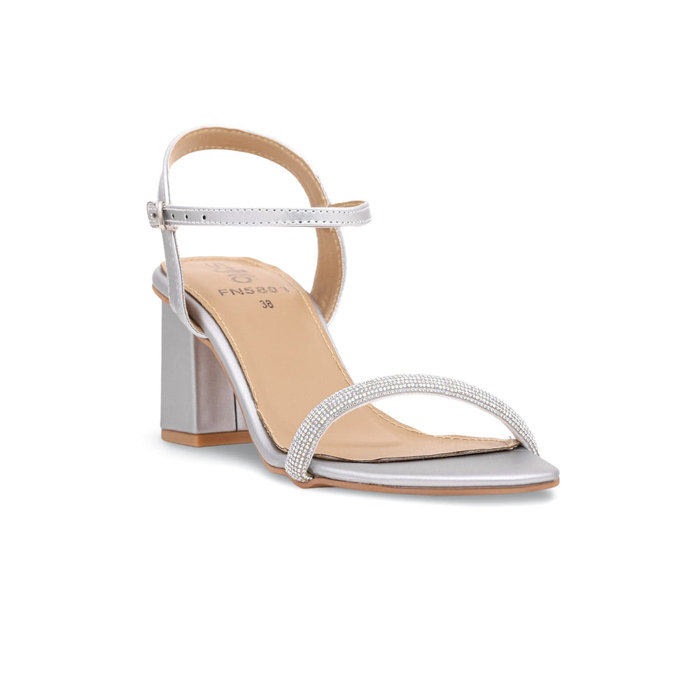 Silver Fancy Sandal FN5801