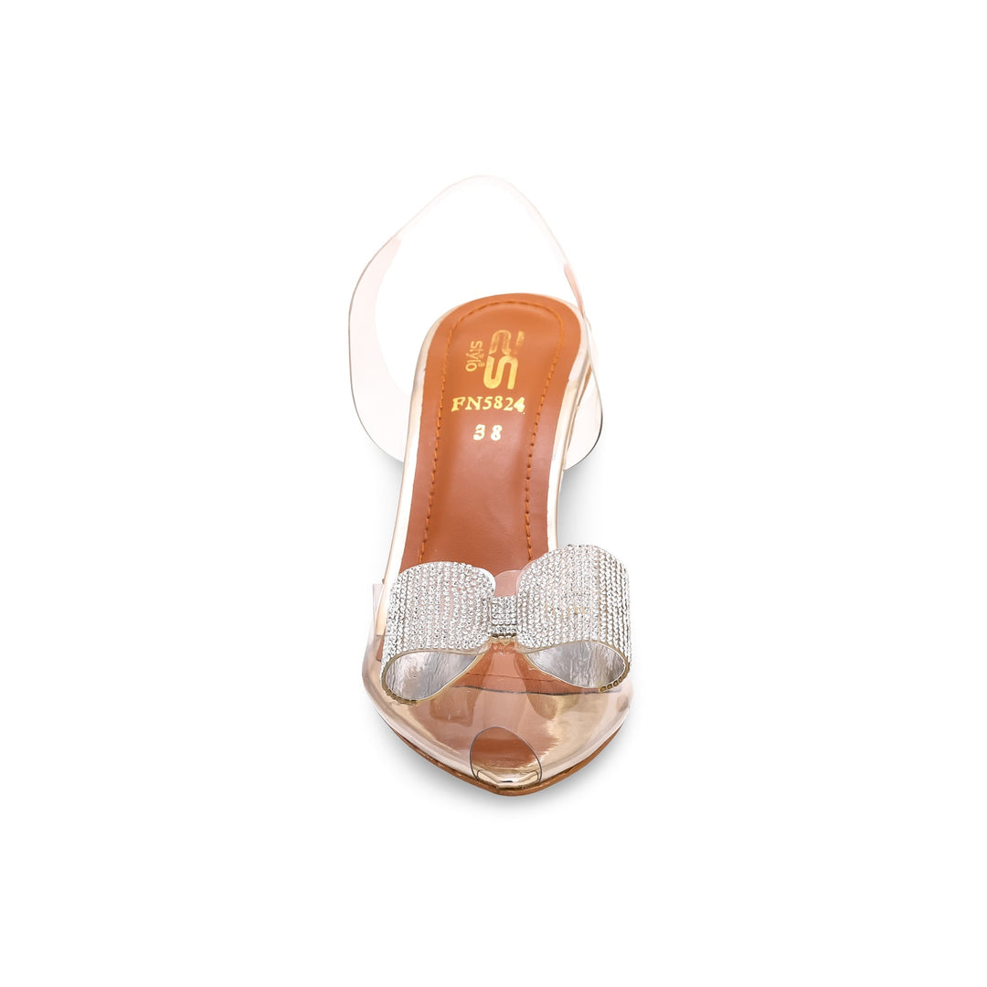 Golden Fancy Bridal Sandal FN5824