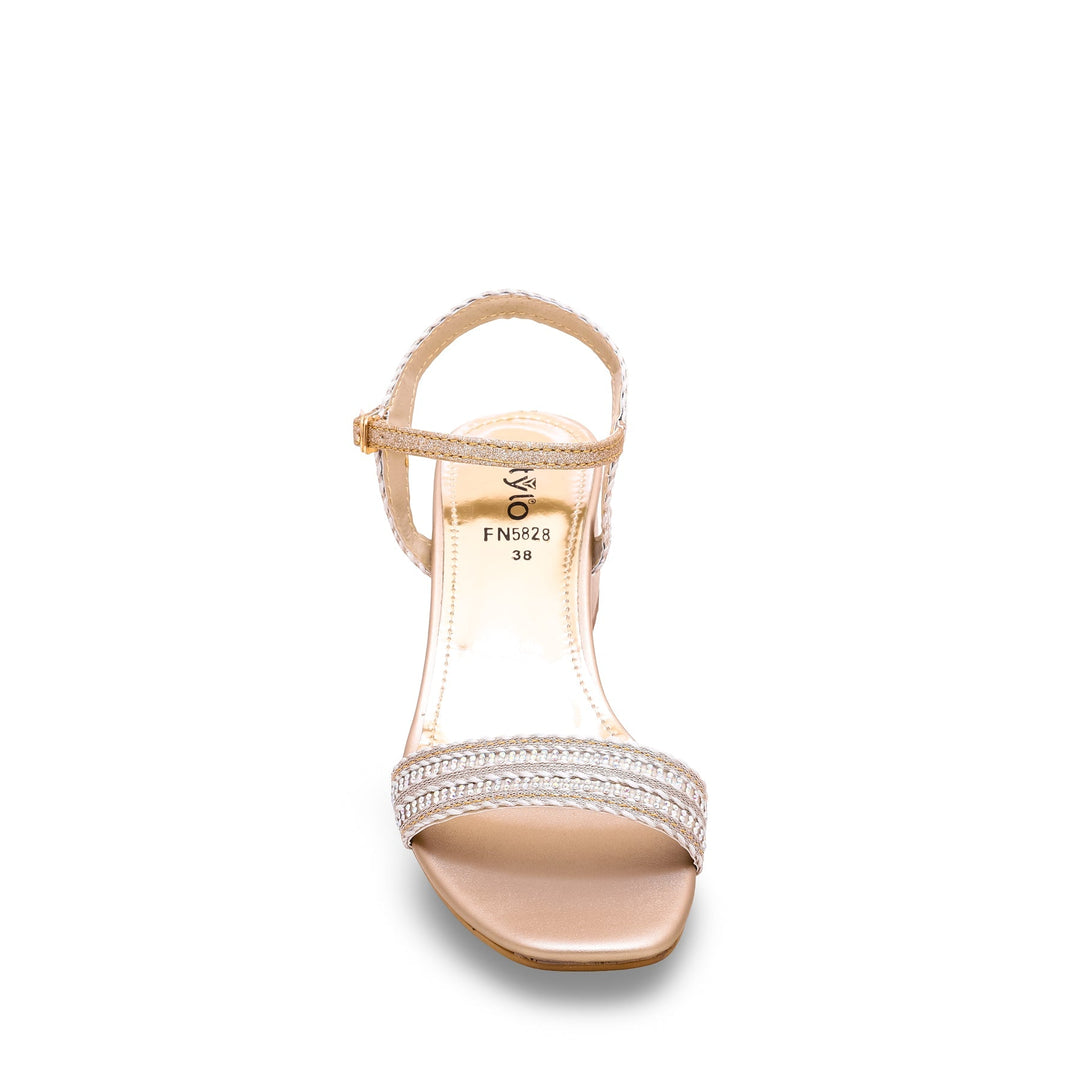 Golden Fancy Sandal FN5828