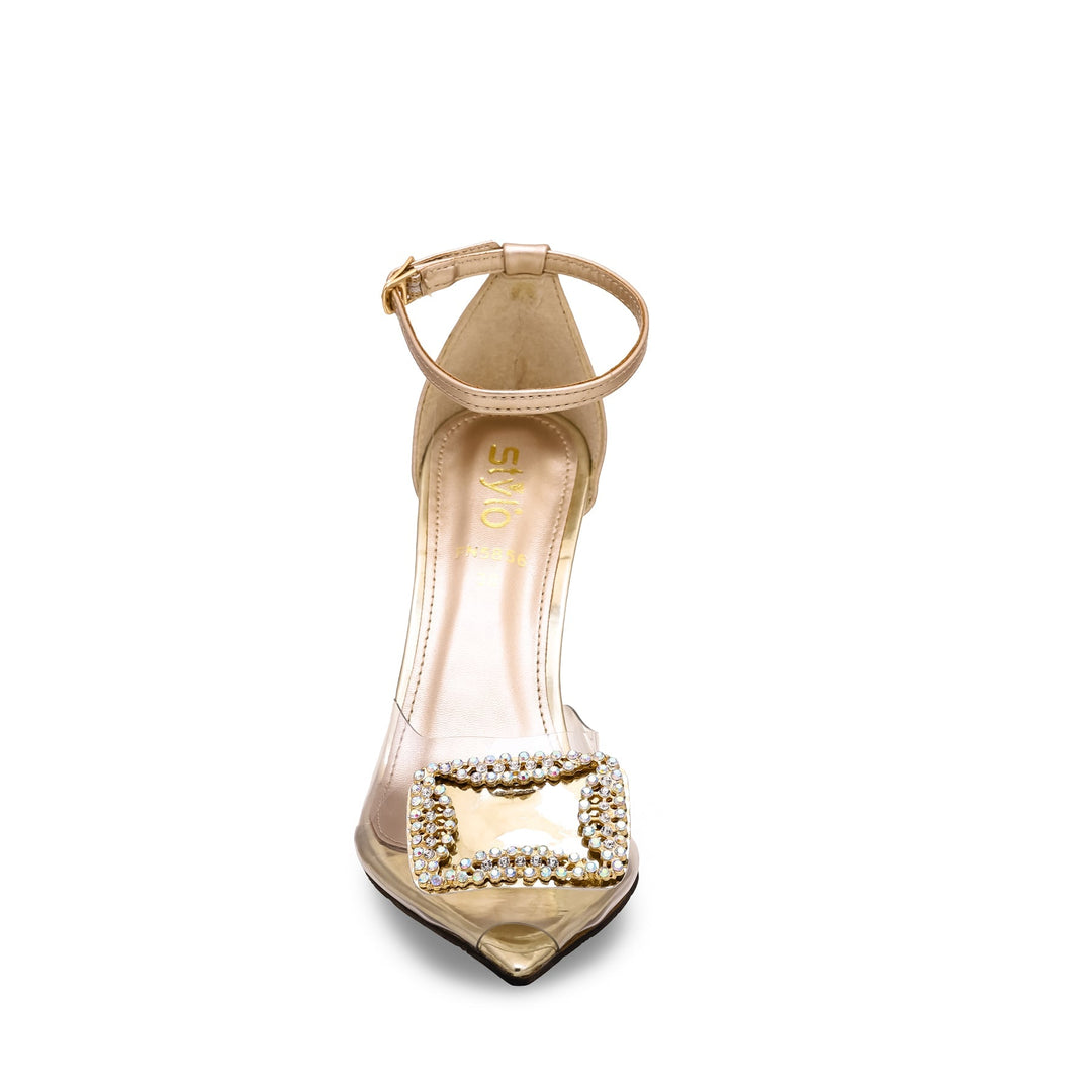 Golden Fancy Bridal Sandal FN5856