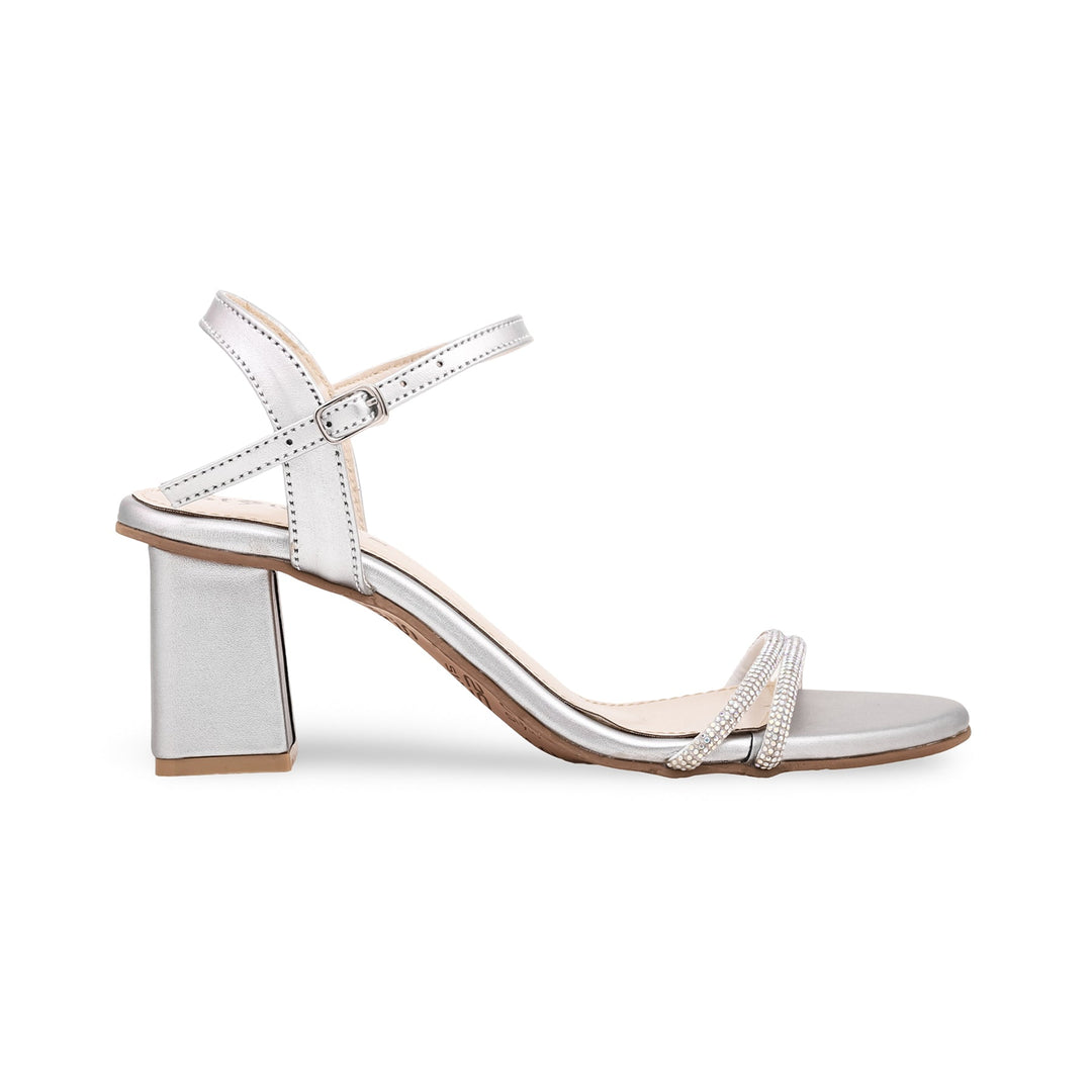 Silver Fancy Sandal FN5870