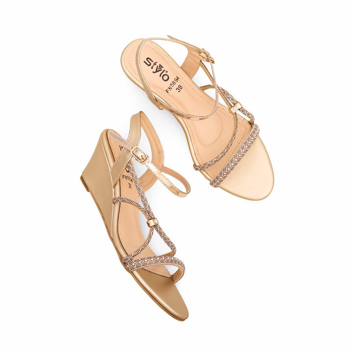 Golden Fancy Sandal FN5894