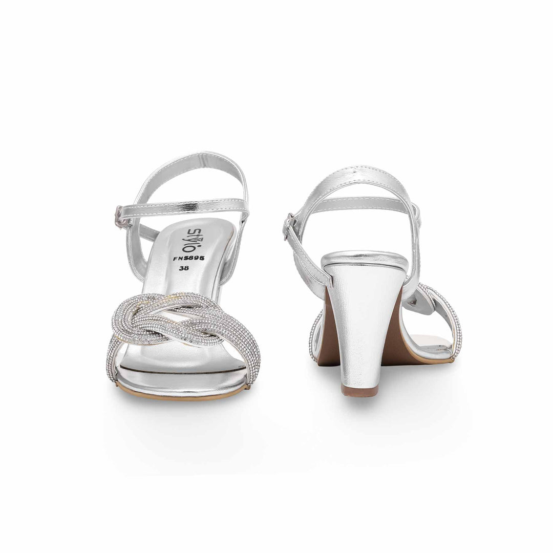 Silver Fancy Sandal FN5895