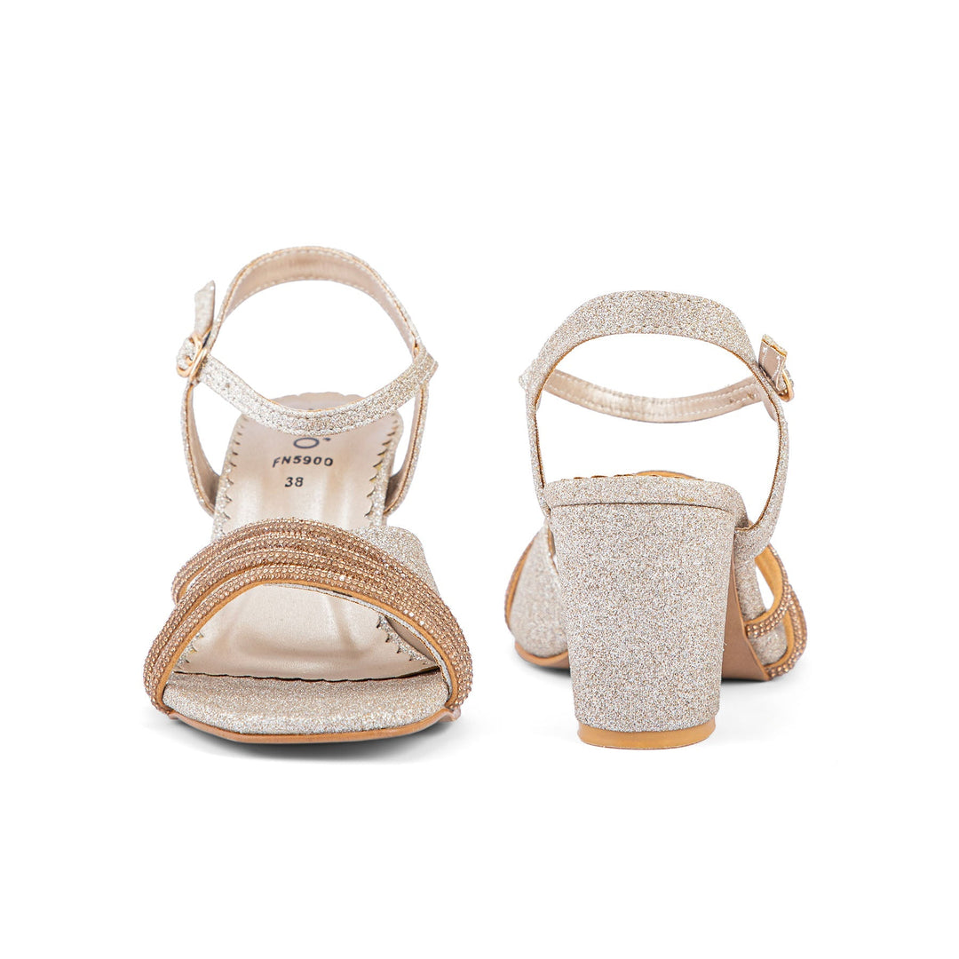 Golden Fancy Sandal FN5900