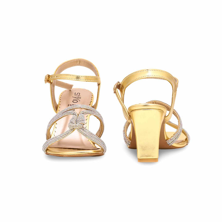 Golden Fancy Sandal FN5901