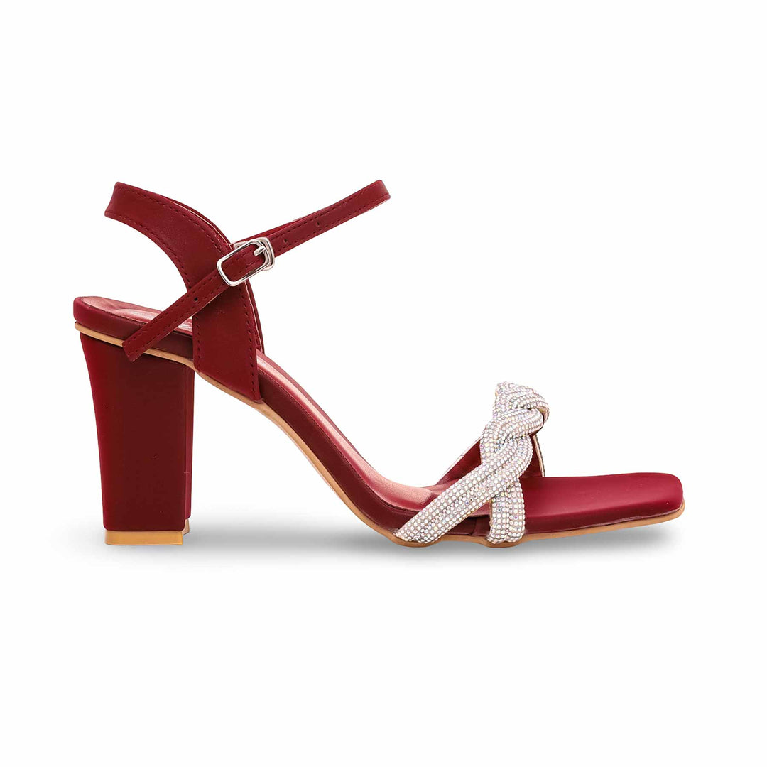 Maroon Fancy Sandal FN5908