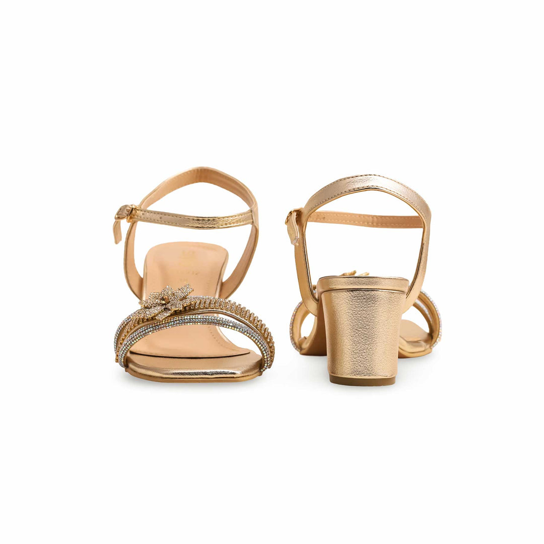 Golden Fancy Sandal FN5912