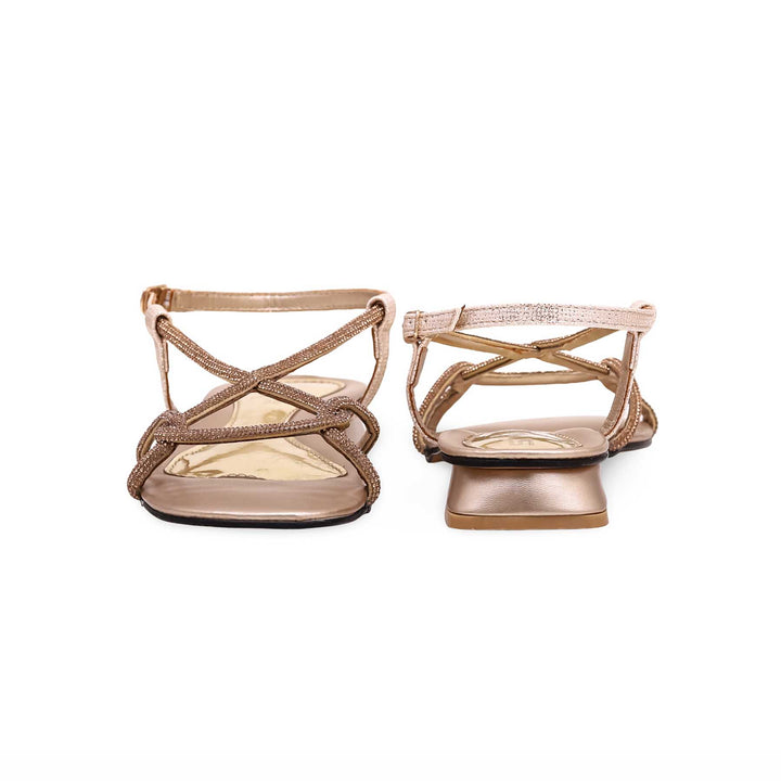 Golden Fancy Sandal FN5922