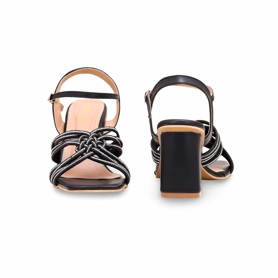 Black Fancy Sandal FN5958