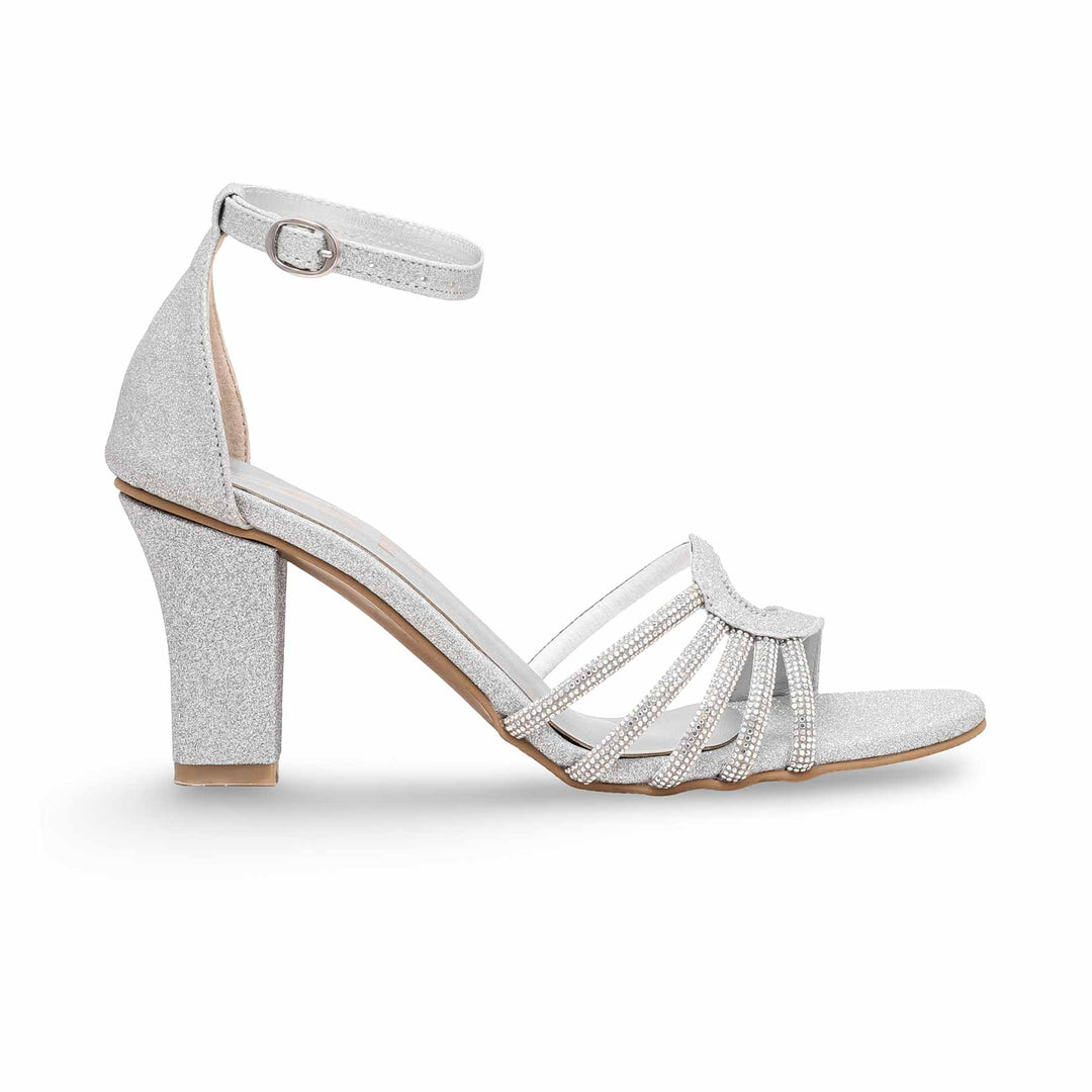 Silver Fancy Sandal FN5976