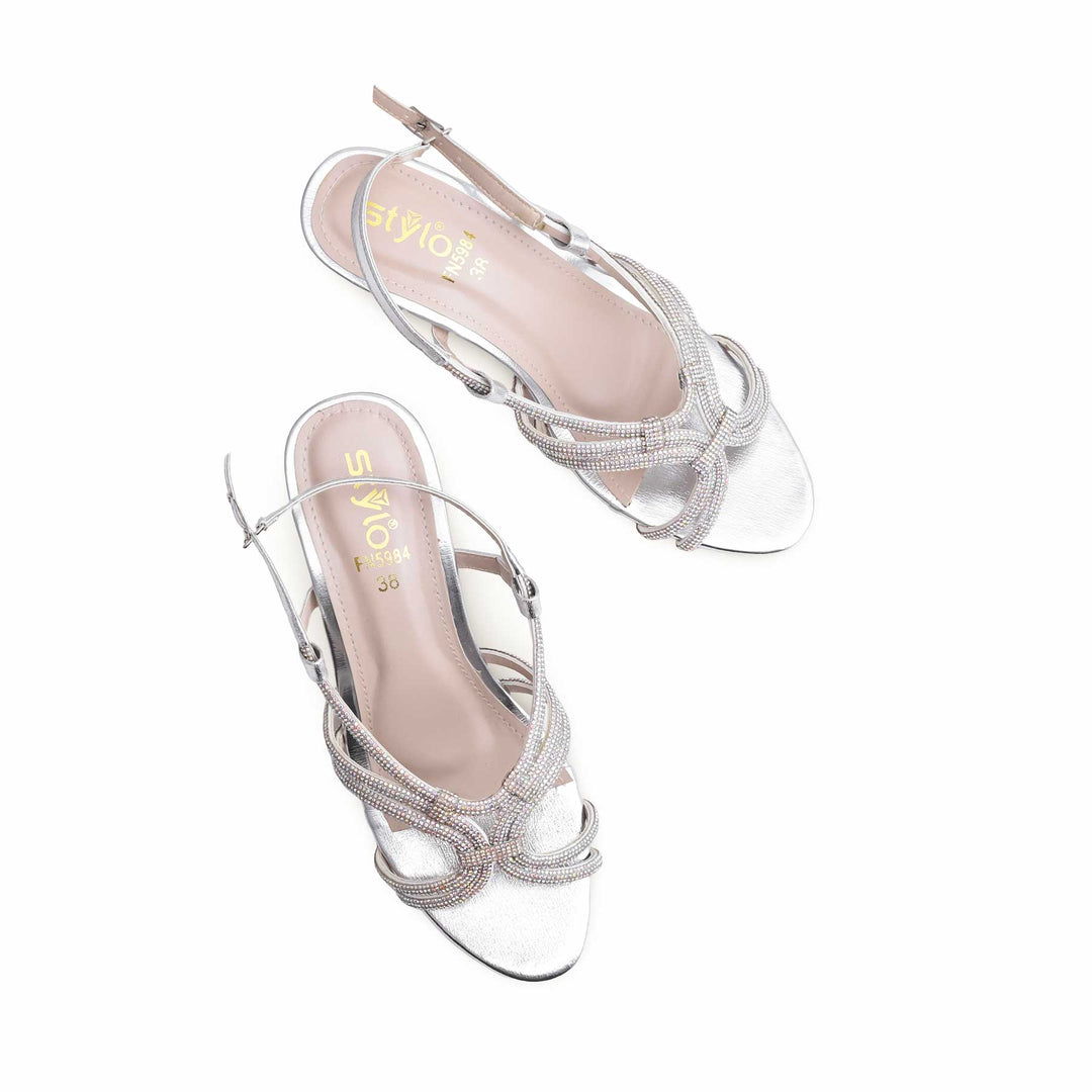 Silver Fancy Sandal FN5984