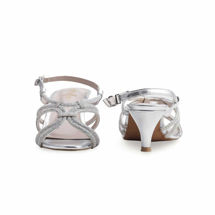 Silver Fancy Sandal FN5984