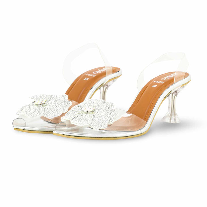 Silver Fancy Sandal FN6004