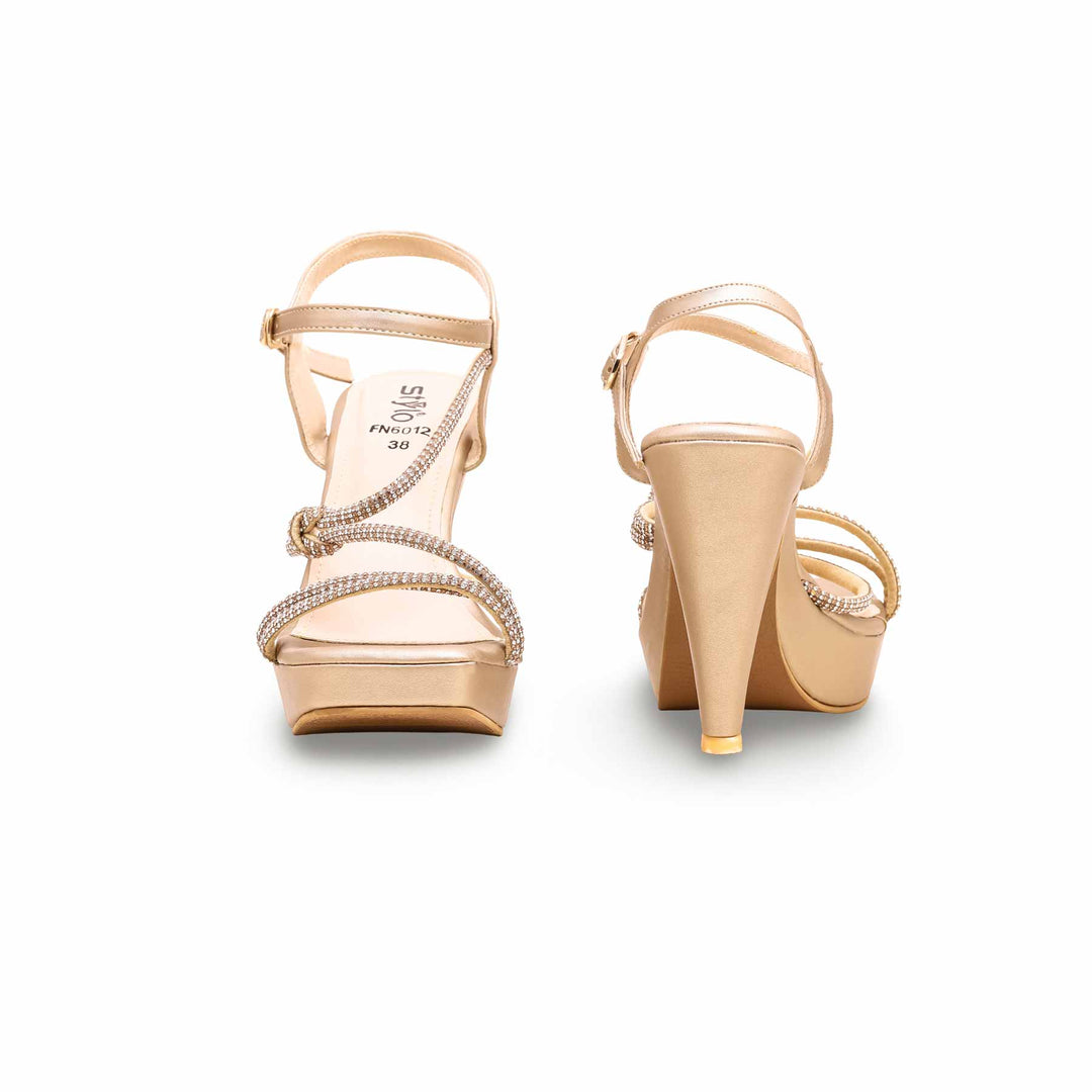 Golden Fancy Bridal Sandal FN6012